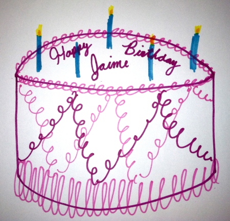 Sendbirthday Cake on Day 289     A Paper Cake For My Cool Cousin   Amanda Duncan S Bloggity